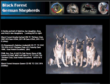 Tablet Screenshot of blackforestgsd.com